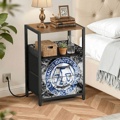 2Drawer Bedside Table 86