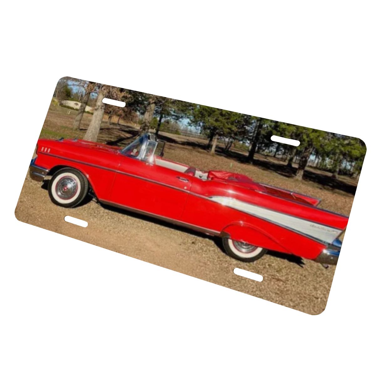 Aluminum License Plate 1957 Chevrolet Bel Air