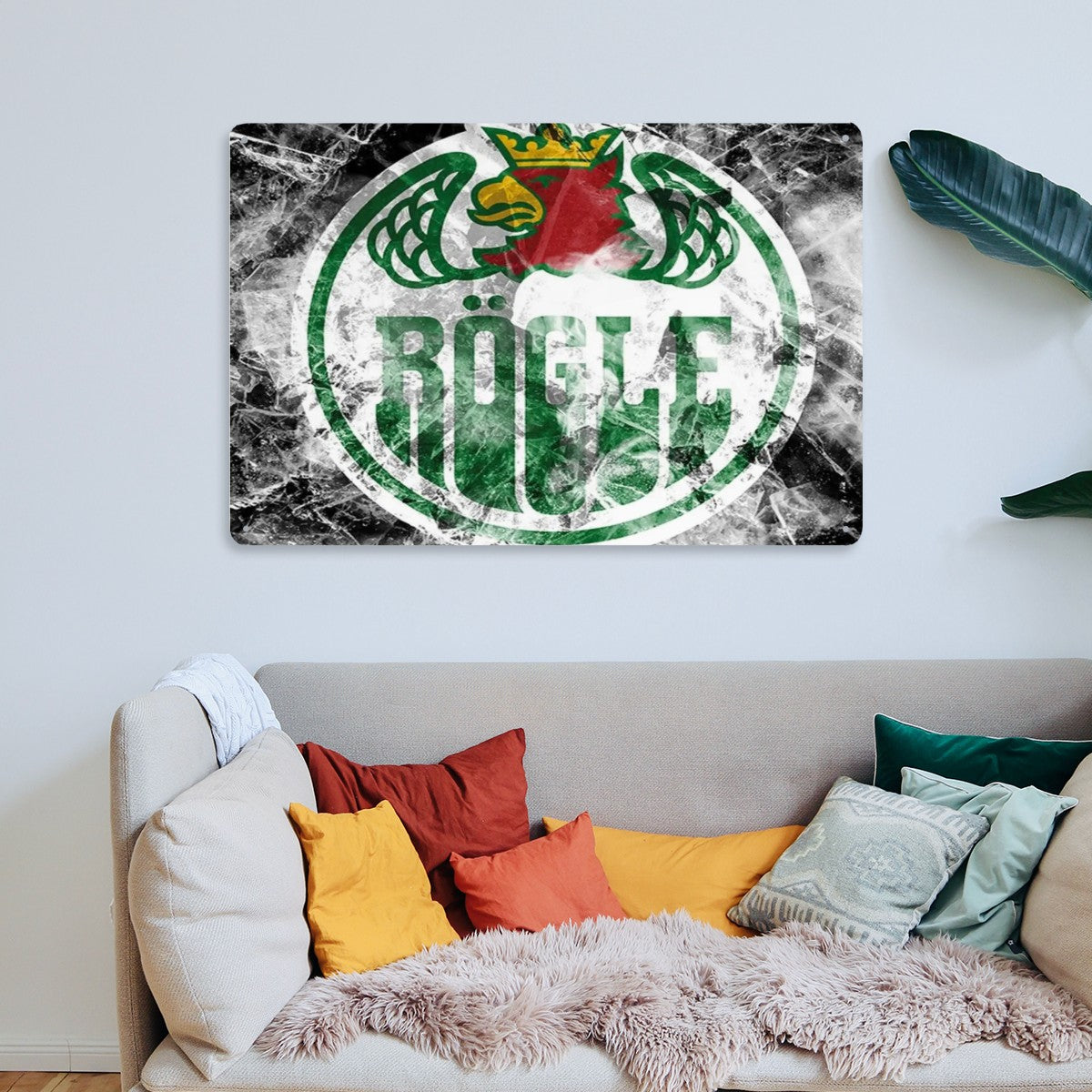 Rectangular Tin Sign Metal Sign Decor RÖGLE