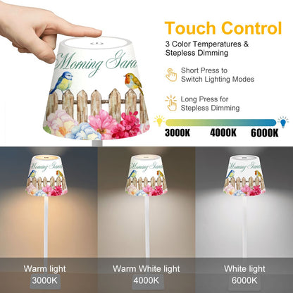 LED Cordless Table Lamp Morning Garden
