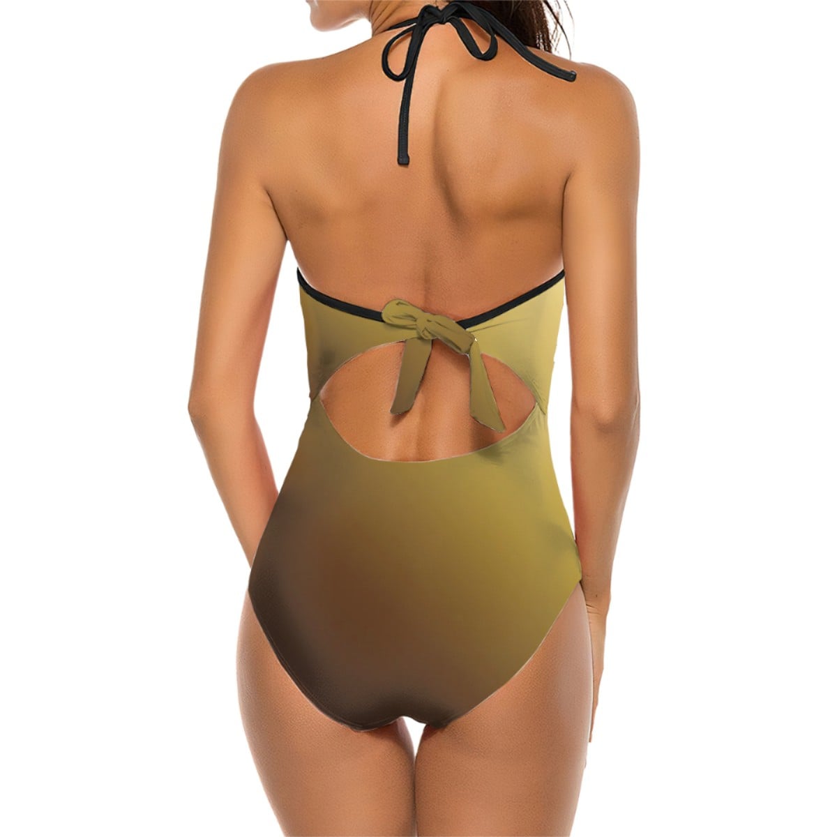 Halter One Piece Swimsuit Women