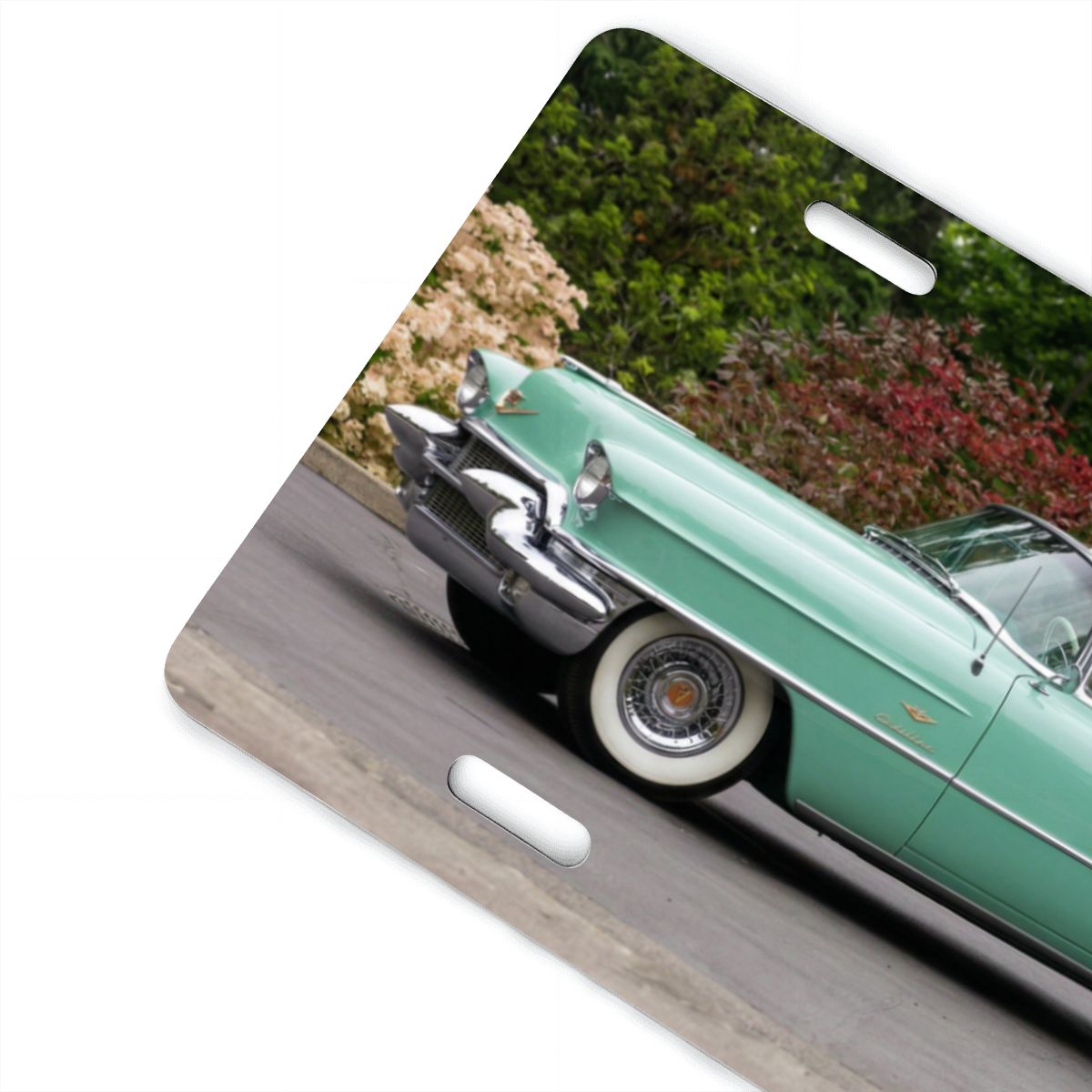 Aluminum License Plate 1956 Cadillac Series 62 Convertible