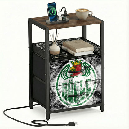 2Drawer Bedside Table 84
