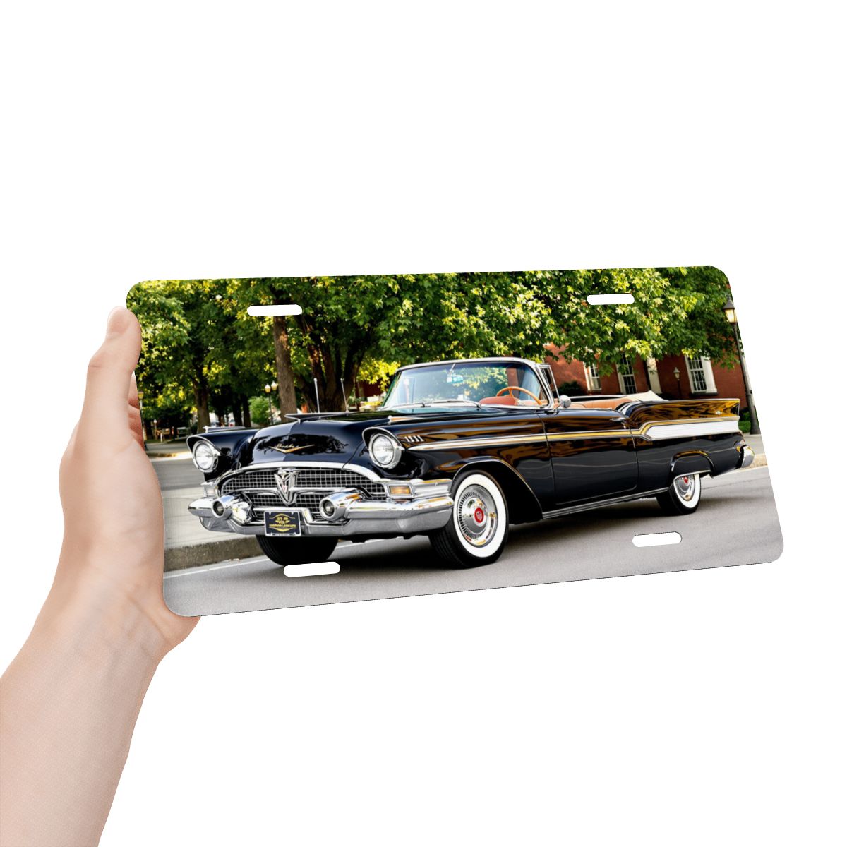 Aluminum License Plate 1957 Dodge Custom Royal Lancer Convertible