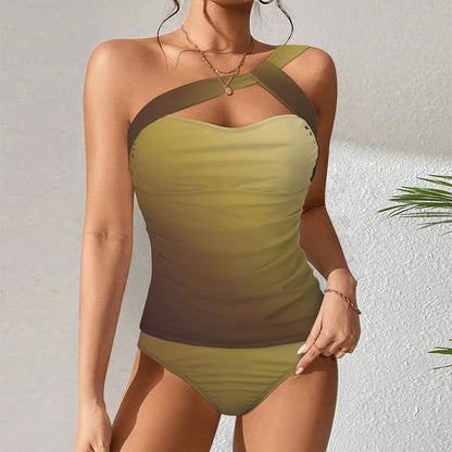 OneShoulder Two Piece Swimsuit