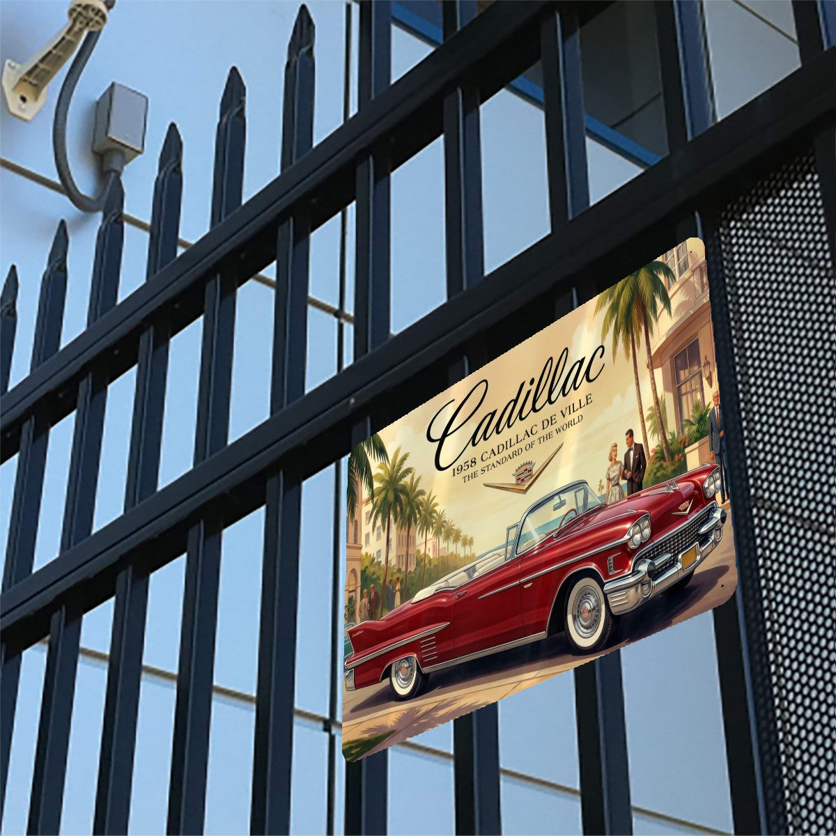 Metal Signs Outdoor 1958 Cadillac De Ville