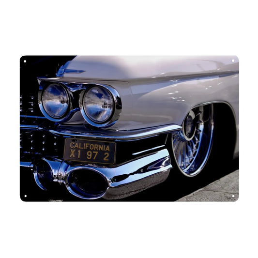 Rectangular Tin Sign Metal Sign Decor