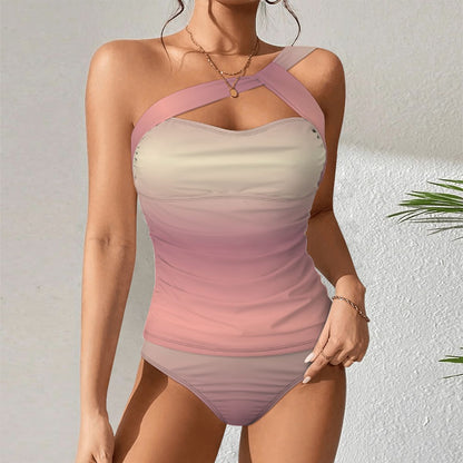 OneShoulder Two Piece Swimsuit