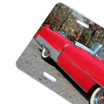 Aluminum License Plate 1954 Cadillac Series 62 Convertible
