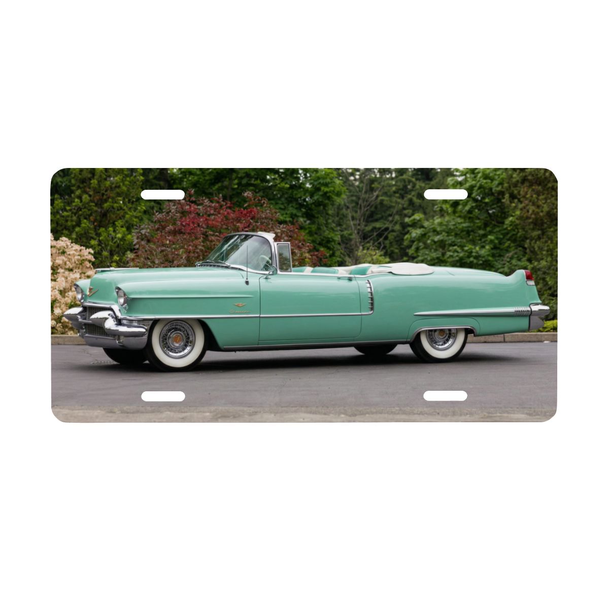 Aluminum License Plate 1956 Cadillac Series 62 Convertible