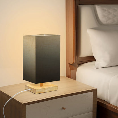 Square Table Lamp Grayscale