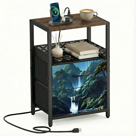 2Drawer Bedside Table 20