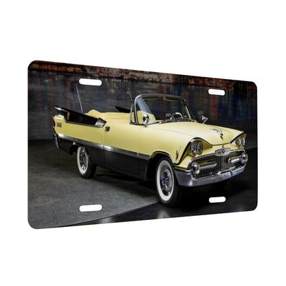 Aluminum License Plate 1957 Dodge Custom Royal Lancer D500 Convertible