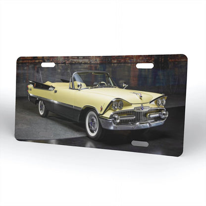Aluminum License Plate 1957 Dodge Custom Royal Lancer D500 Convertible