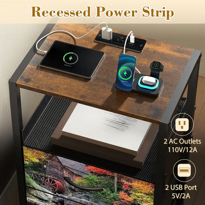 2Drawer Bedside Table 23