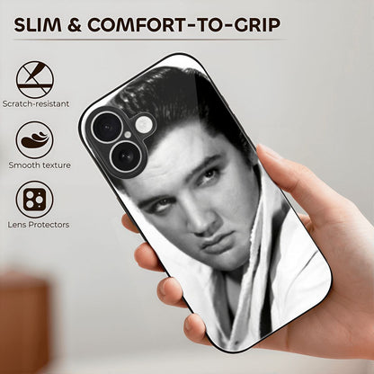 iPhone 17 Glass Phone Case Elvis Presley