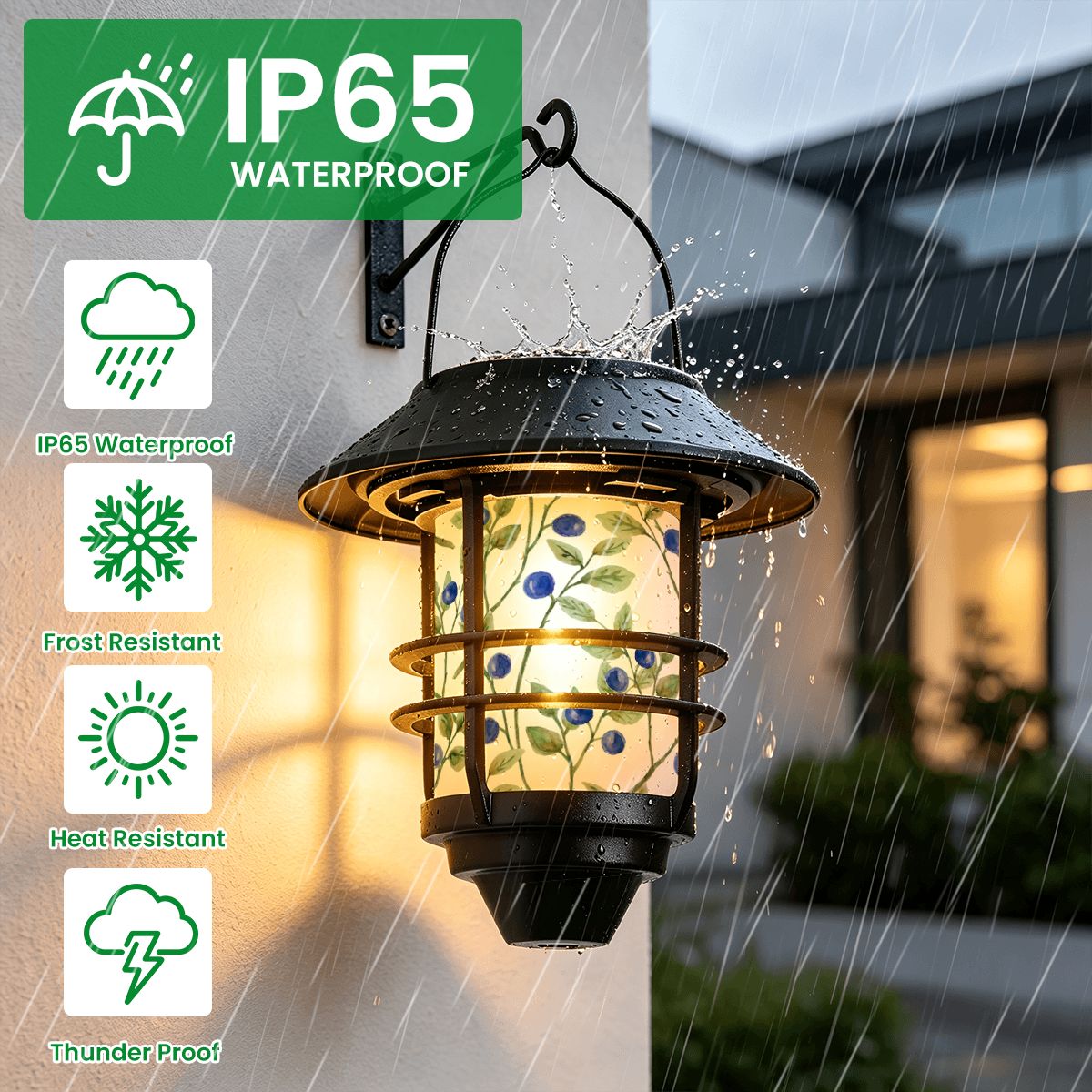 Hanging Solar Lights 2pcs