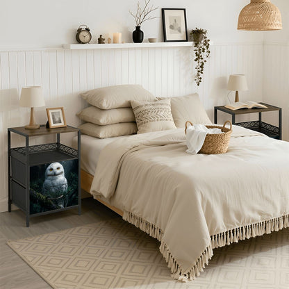 2Drawer Bedside Table