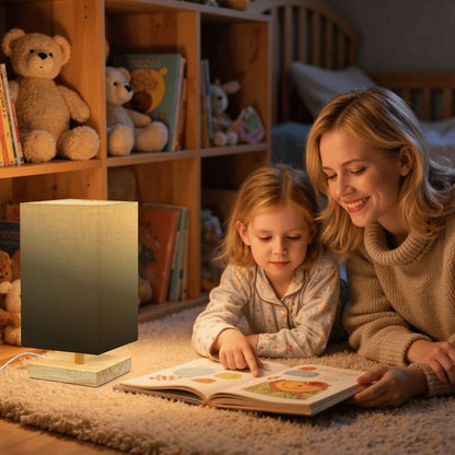 Square Table Lamp Sepia
