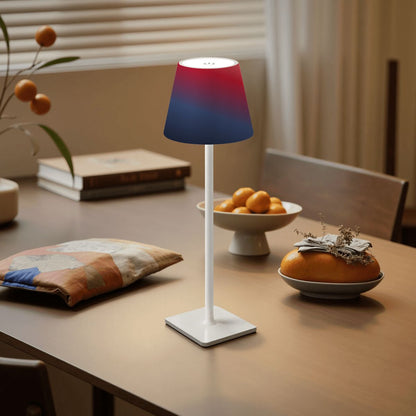 LED Cordless Table Lamp Bluered