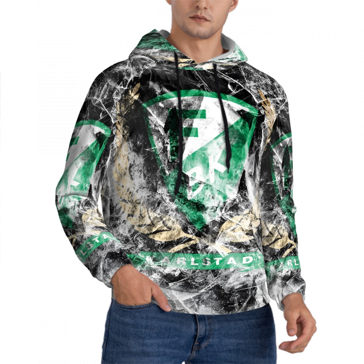 Men's Hooded Sweatshirt - FÄRJESTAD BK