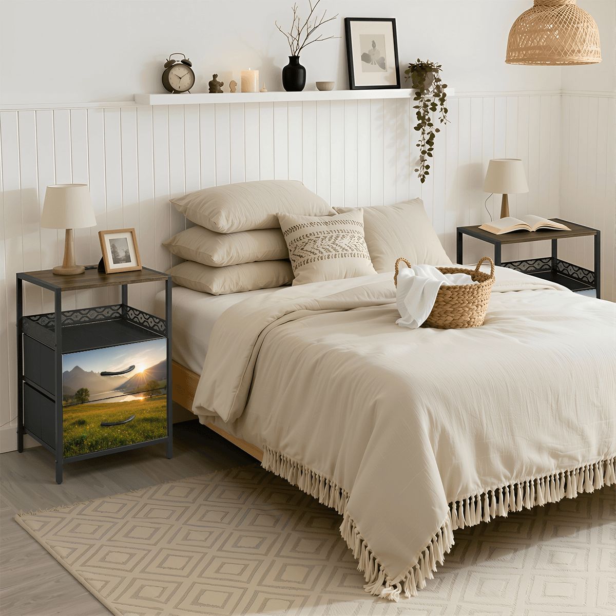 2Drawer Bedside Table 30