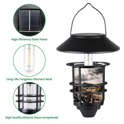 Hanging Solar Lights 2pcs