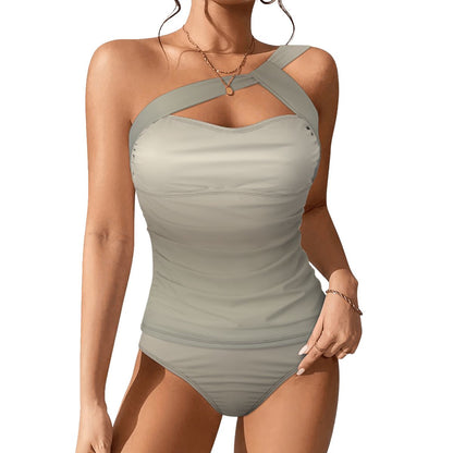 OneShoulder Two Piece Swimsuit