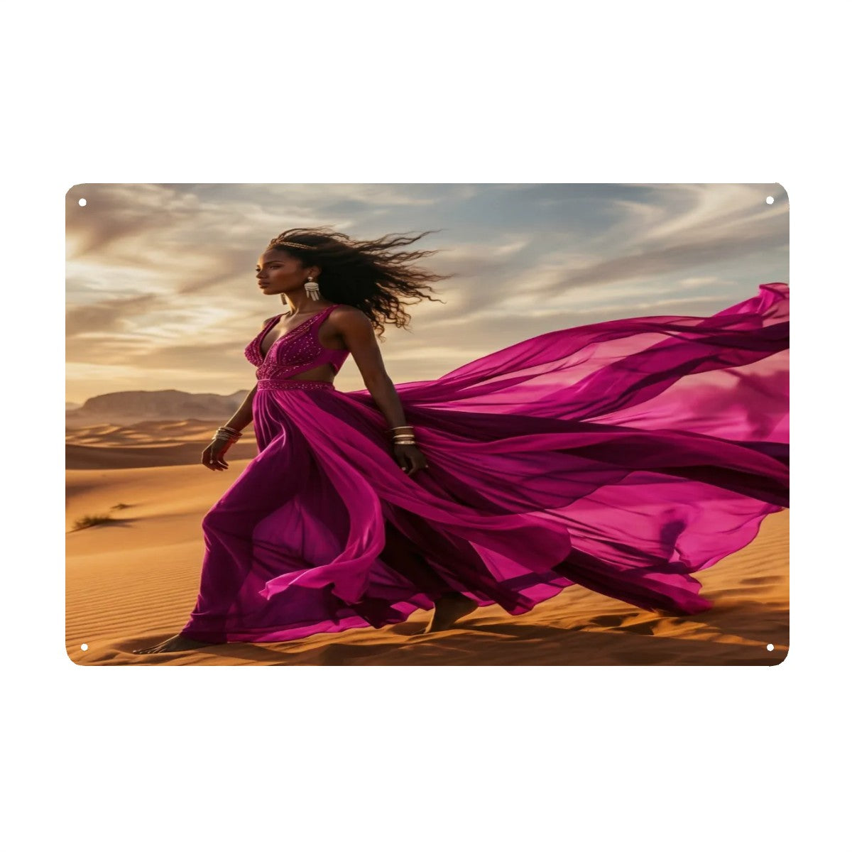 Rectangular Tin Sign Metal Sign Decor