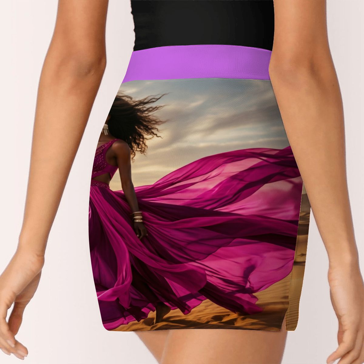 ALine Skort With Pocket Magenta