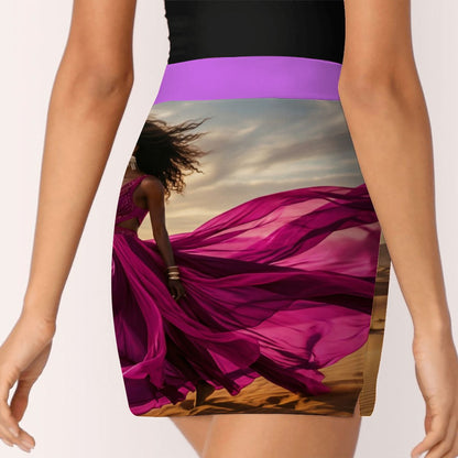 ALine Skort With Pocket Magenta