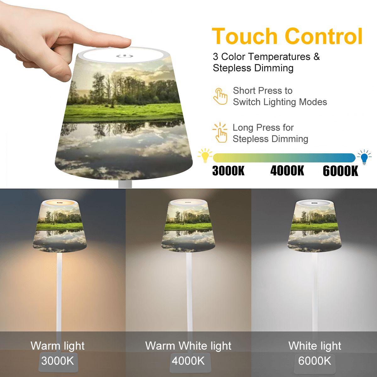 LED Cordless Table Lamp