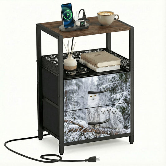 2Drawer Bedside Table 10
