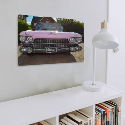 Rectangular Tin Sign Metal Sign Decor