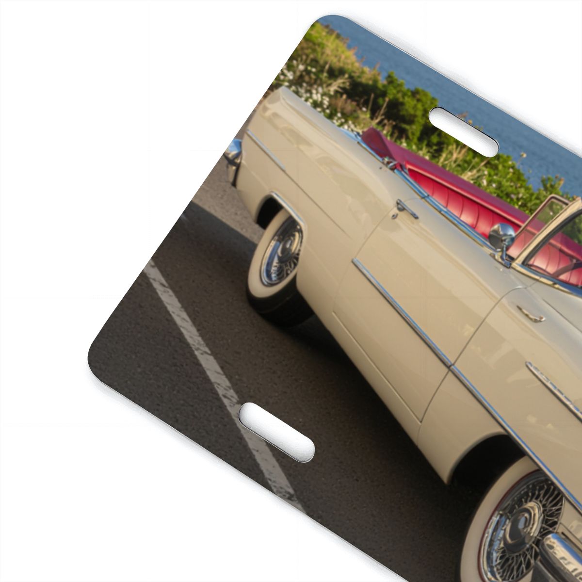Aluminum License Plate 1956 Cadillac Eldorado Biarritz  Cabriolet