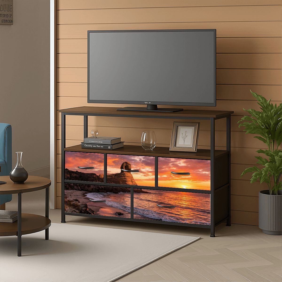 5Drawer TV Stand Dresser
