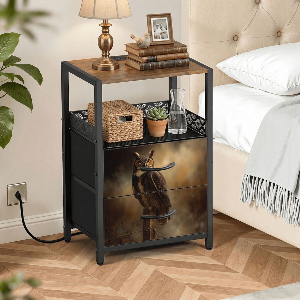 2Drawer Bedside Table