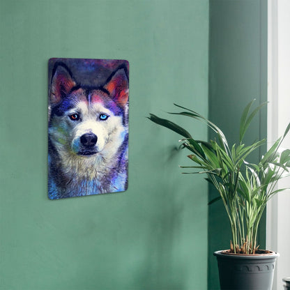 Tin Sign Rectangular  Husky