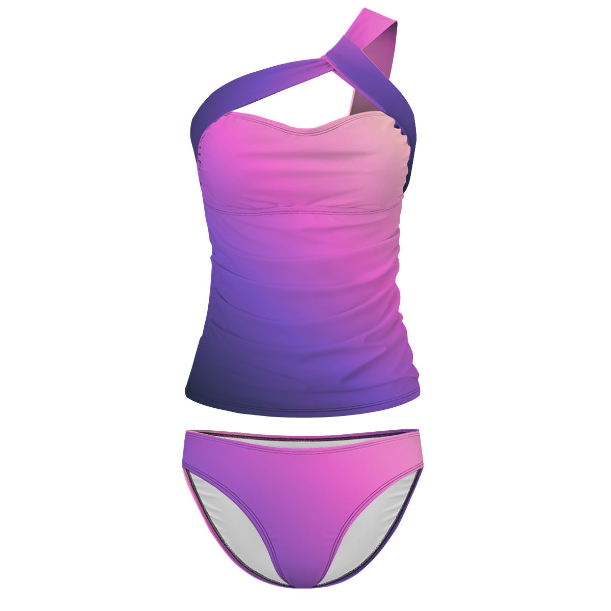OneShoulder Two Piece Swimsuit