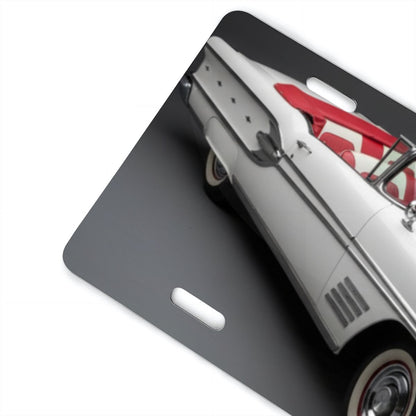 Aluminum License Plate 1958 Pontiac Bonneville Convertible