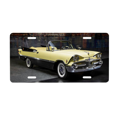 Aluminum License Plate 1957 Dodge Custom Royal Lancer D500 Convertible