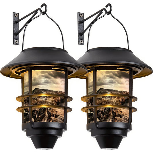 Hanging Solar Lights 2pcs