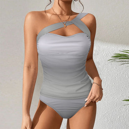 OneShoulder Two Piece Swimsuit