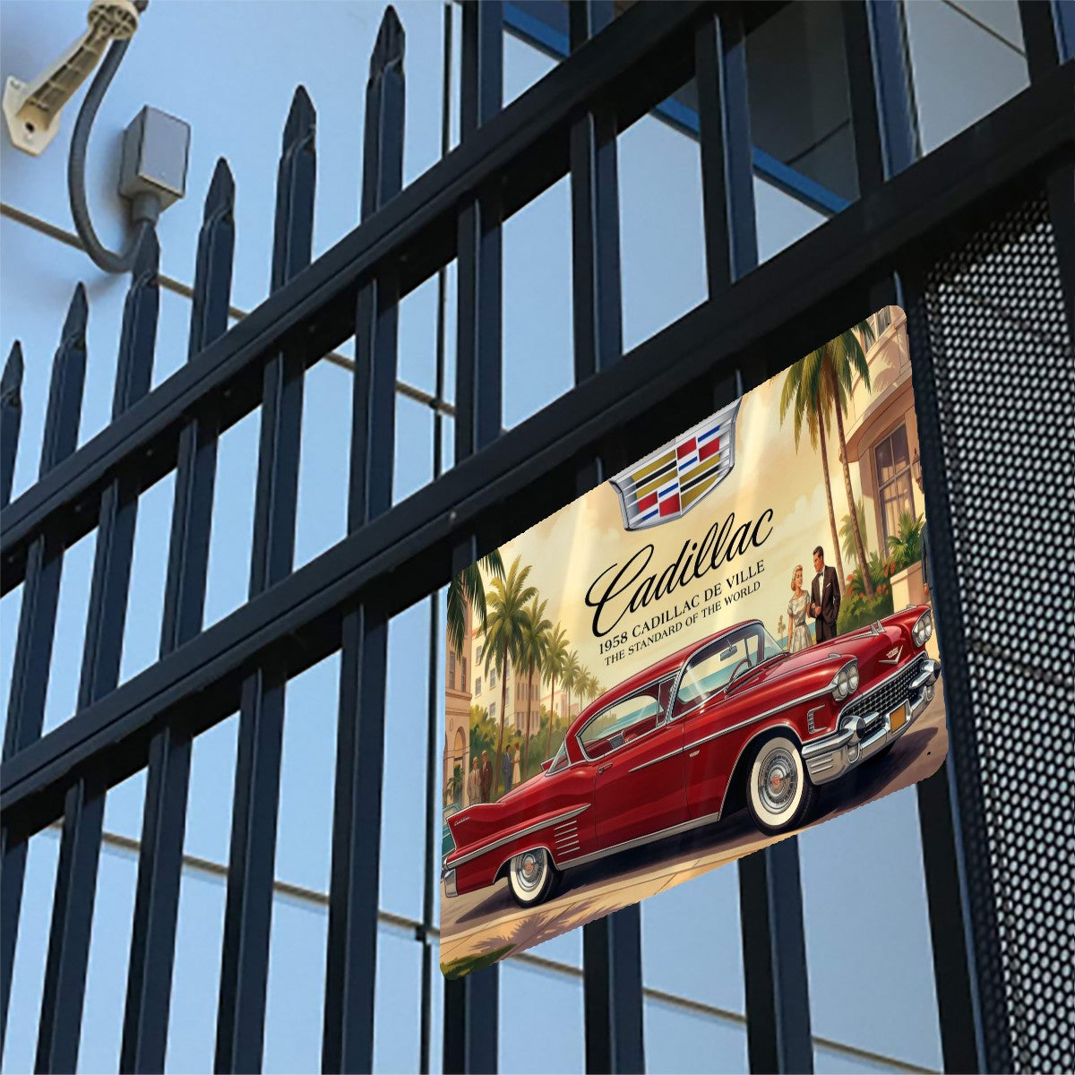 Metal Signs Outdoor 1958 Cadillac De Ville