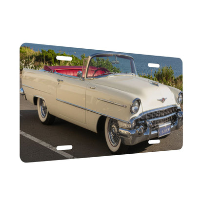 Aluminum License Plate 1956 Cadillac Eldorado Biarritz  Cabriolet