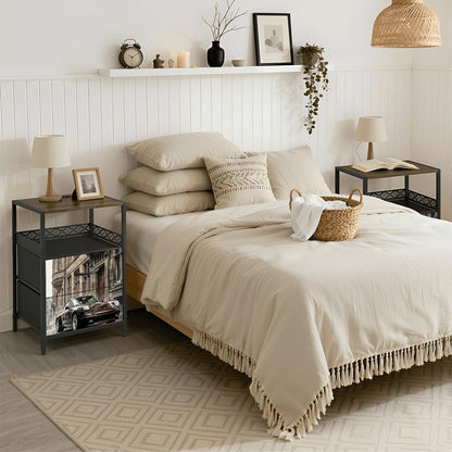 2Drawer Bedside Table 83