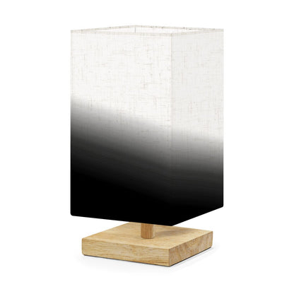 Square Table Lamp Blackwhite