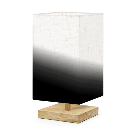 Square Table Lamp Blackwhite