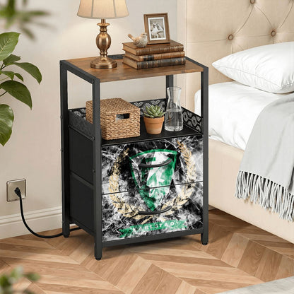 2Drawer Bedside Table 88