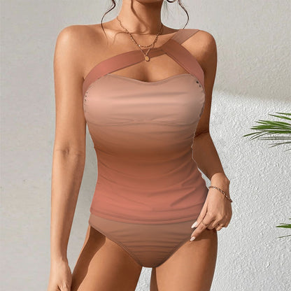 OneShoulder Two Piece Swimsuit